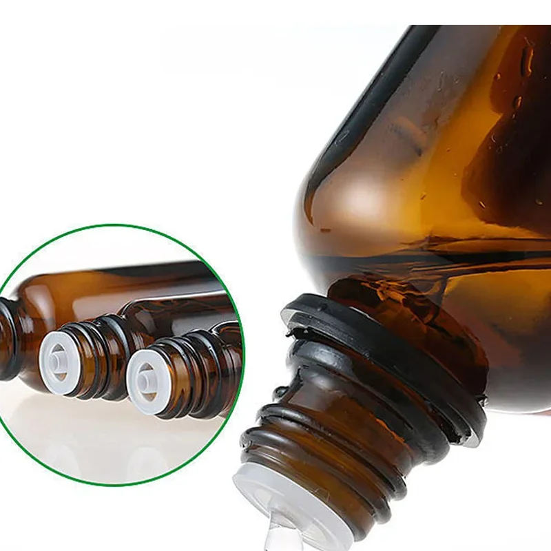 6 шт. 5 мл-30 мл стеклянная ароматерапевтическая жидкость с большой головкой для