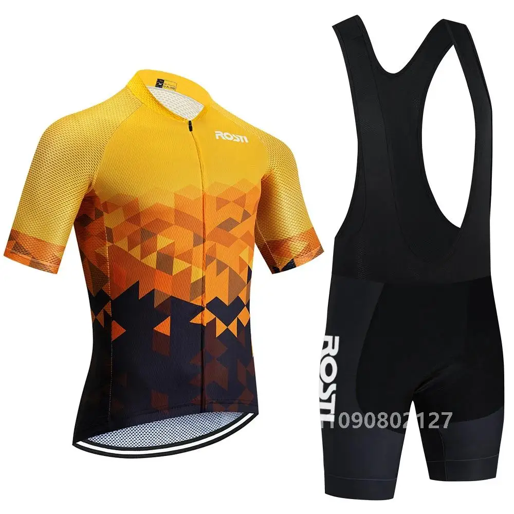 2024 ROSTI Велосипедный трикотаж Colpack Team Bike Майо Джерси Шорты Мужчины Женщины Мода 20D