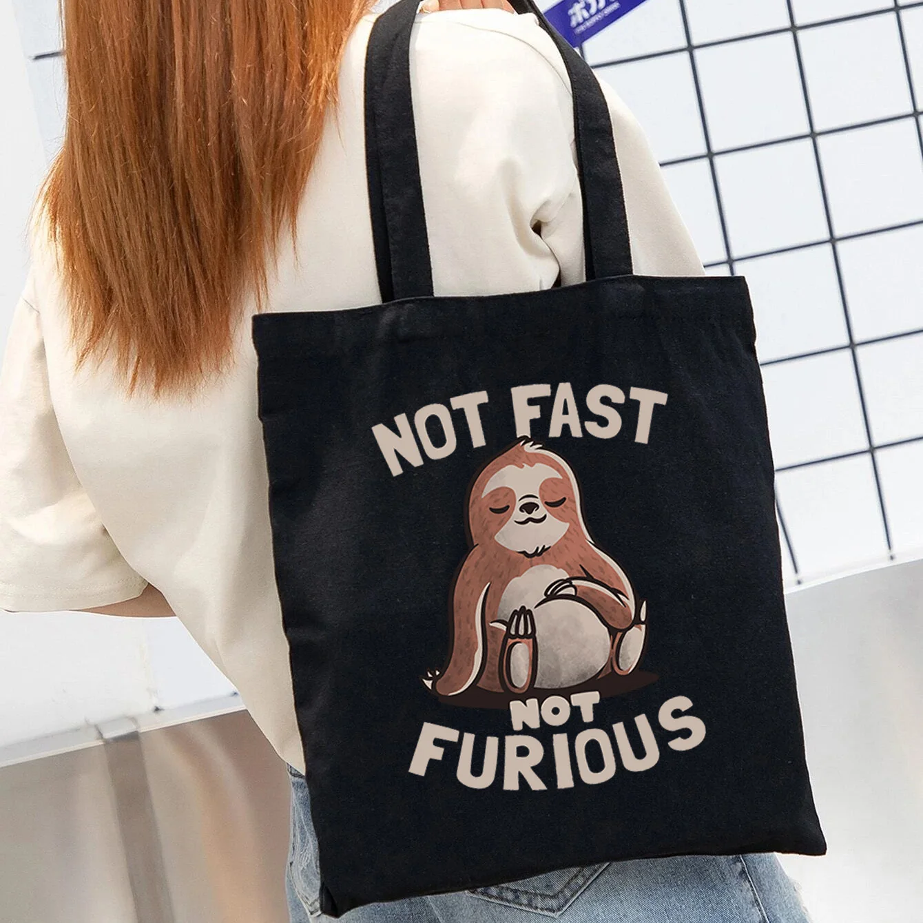 

Женская сумка-тоут через плечо, из ткани в винтажном стиле