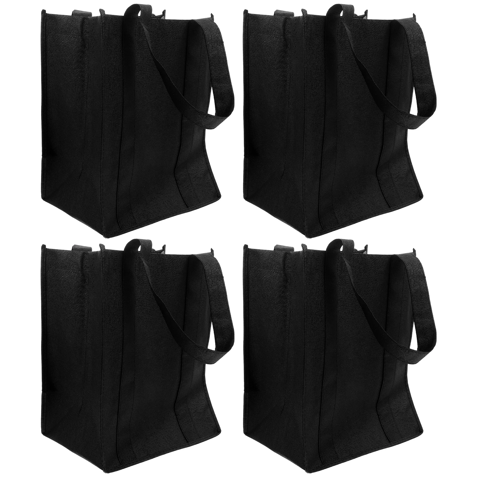 

4Pcs Bag Cooler Tote Reusable Bottle Tote Picnic Tote Portable Bag 6 Bottles Bottle Carrier