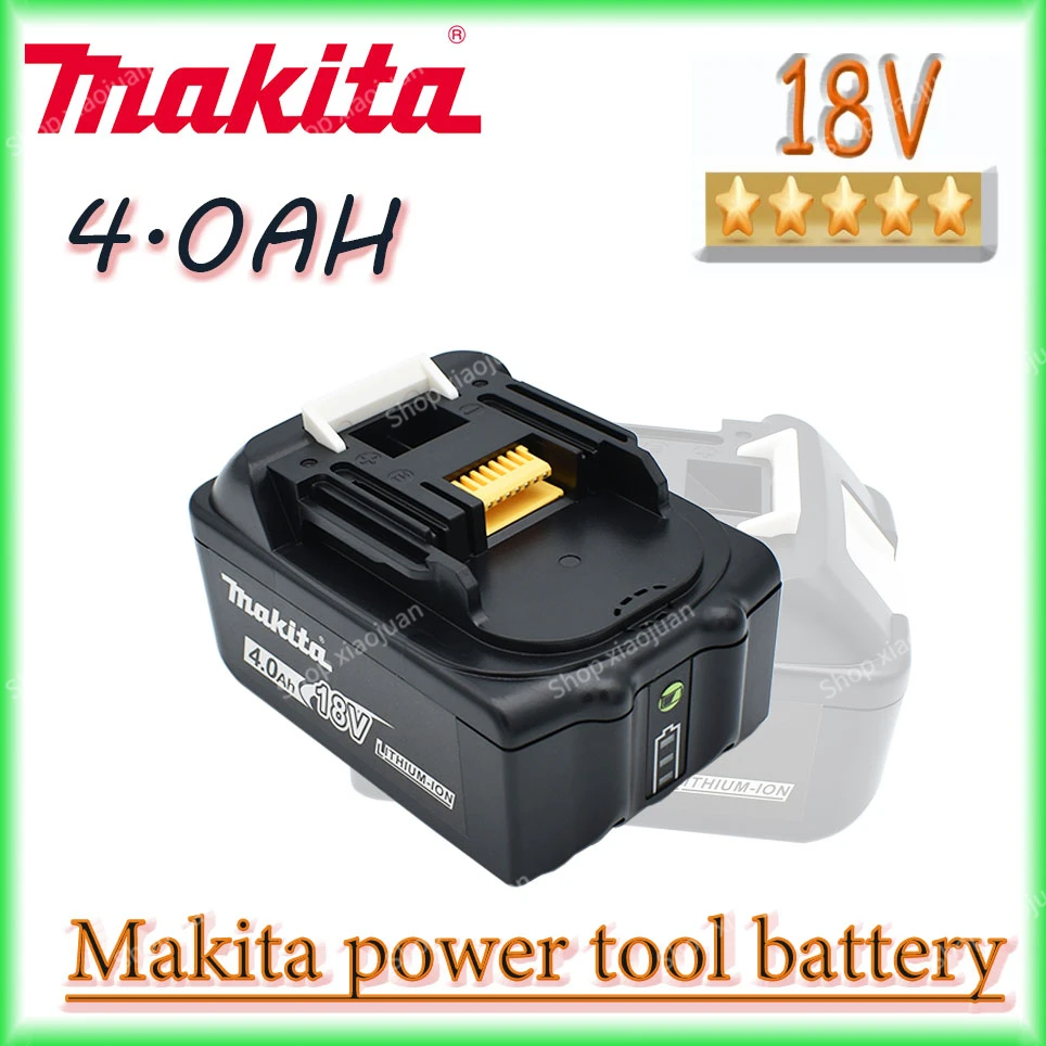 

Makita 18V 4.0AH BL1860 Rechargeable Battery 18V 4000mAh Lithium Ion Makita 18v Battery BL1840 BL1850 BL1830 BL1860B LXT400