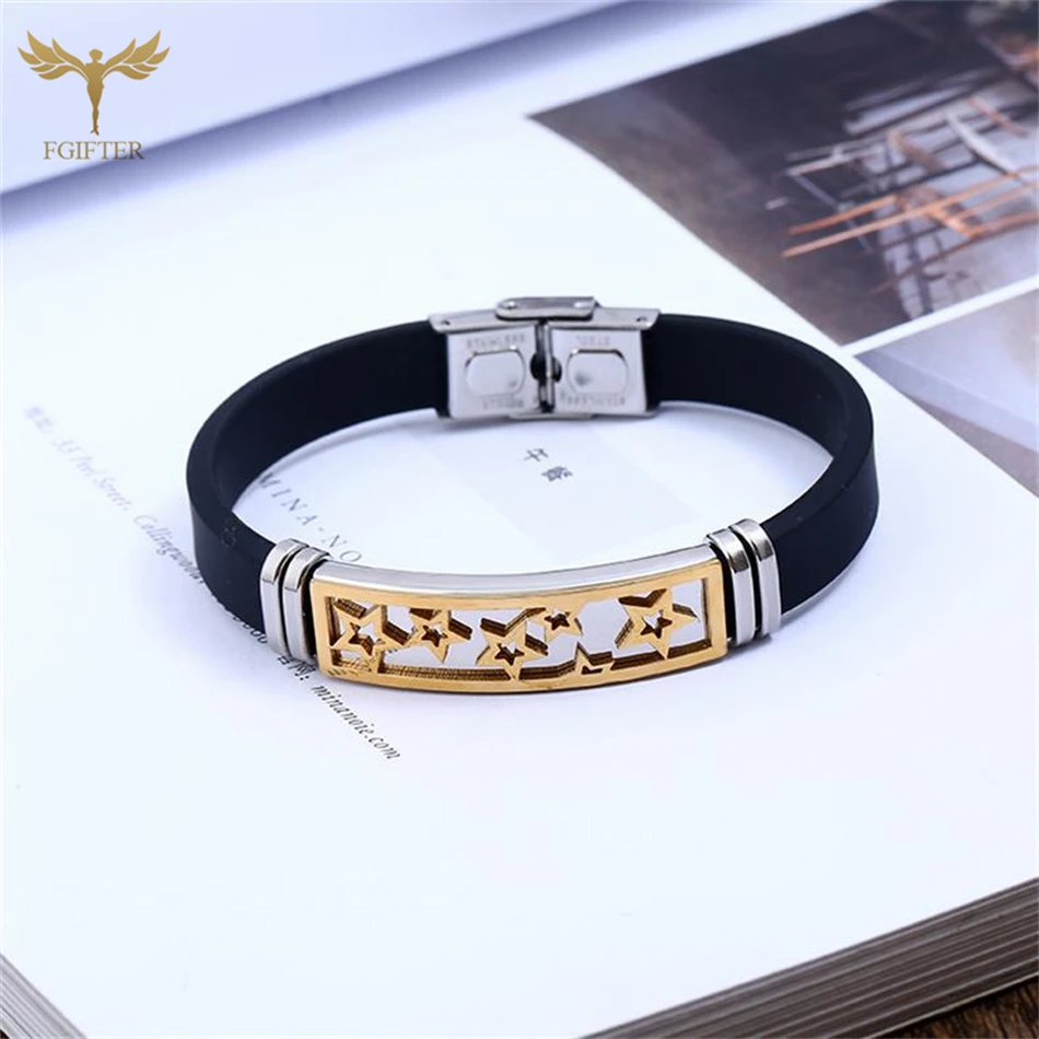 Браслет из нержавеющей стали с пряжкой