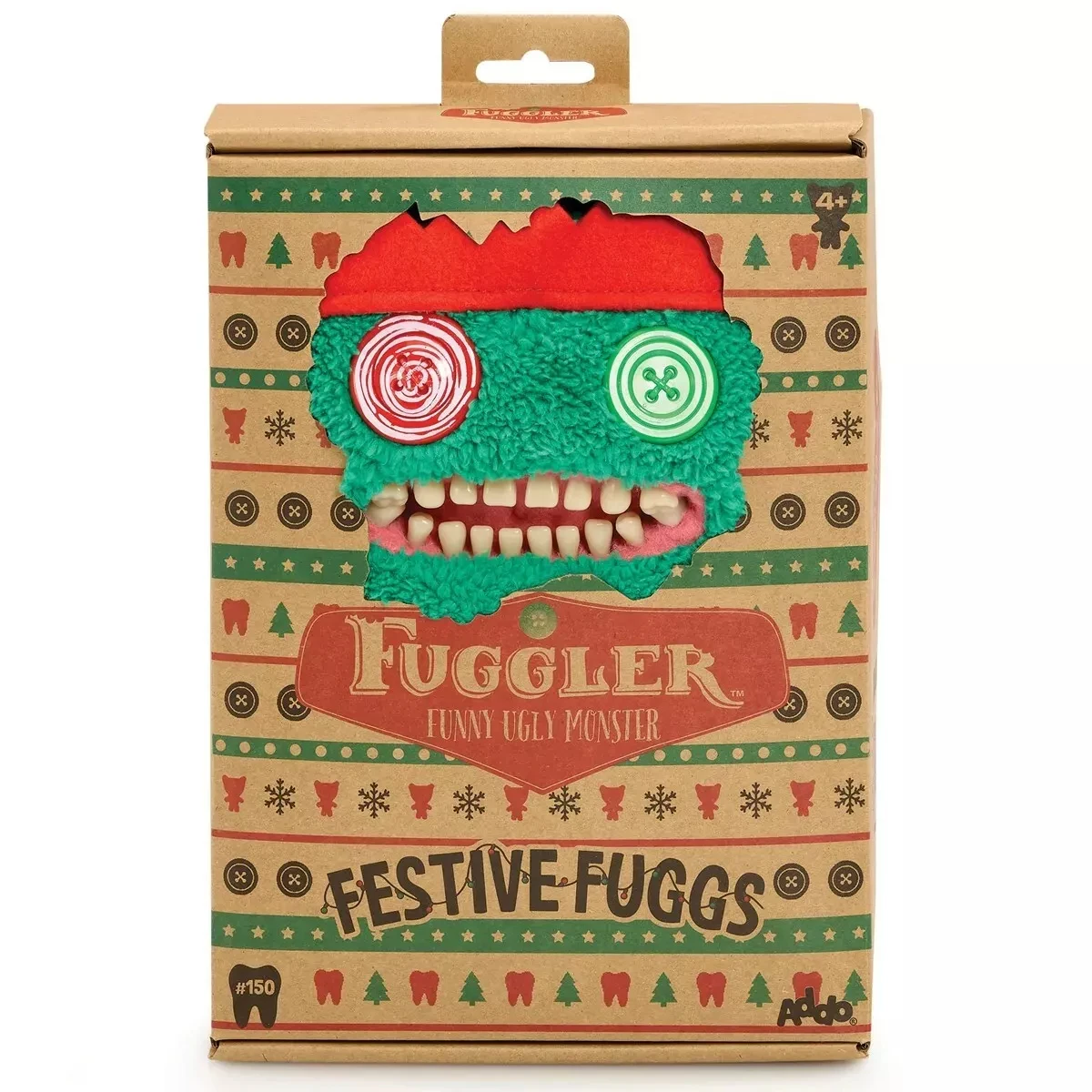 Оригинальный Fuggler GREMLINS EDITION STRIPES мягкая игрушка забавный уродливый монстр