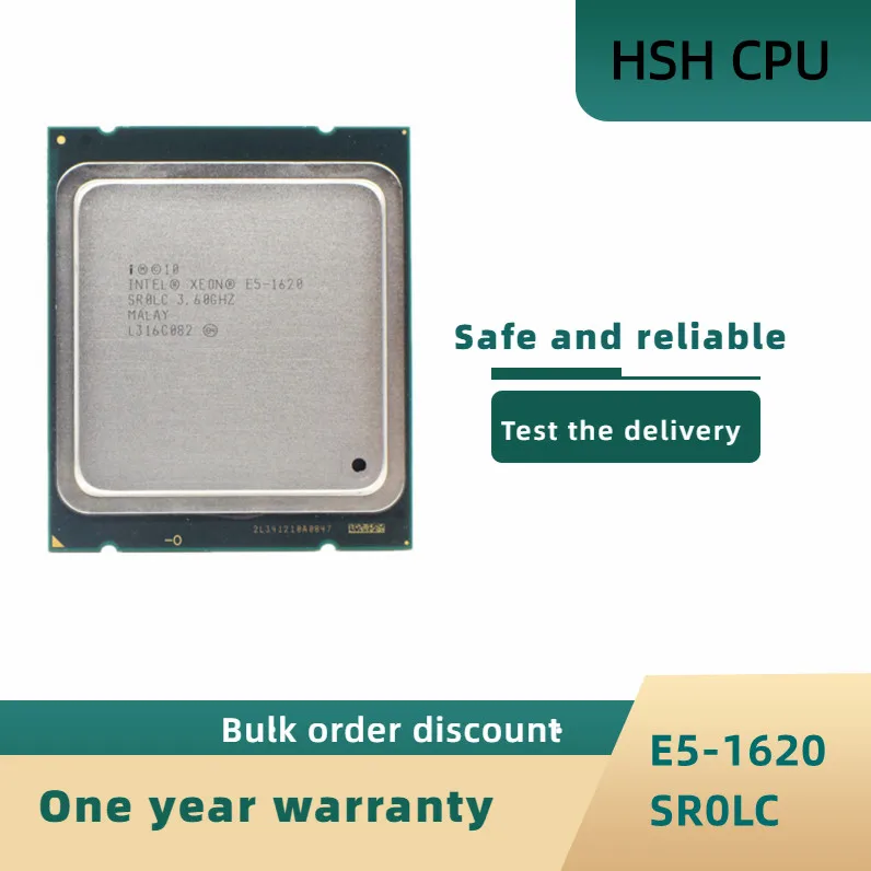 

Процессор Intel Xeon E5 1620 3,6 ГГц, 4 ядра, 10 Мб кэш-памяти, разъем 2011