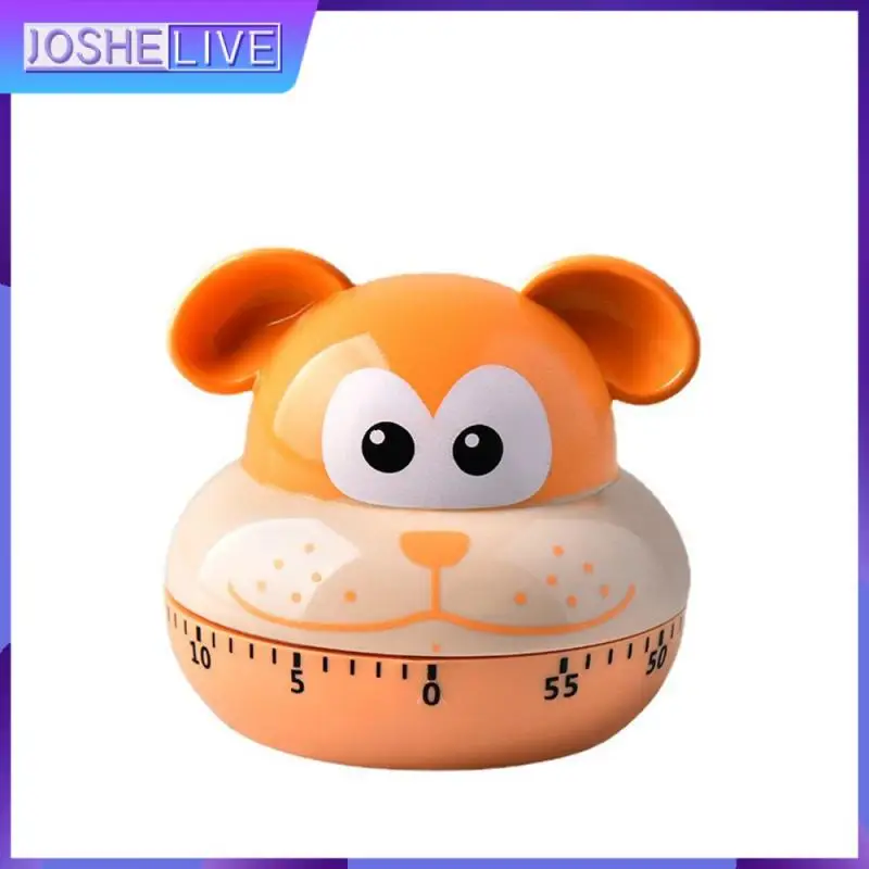 

Kitchen Gadget Calculagraph Cartoon Animal Shape Rotary Timing Time Reminder Cooking Alarm Clock Manually Controlled Cute