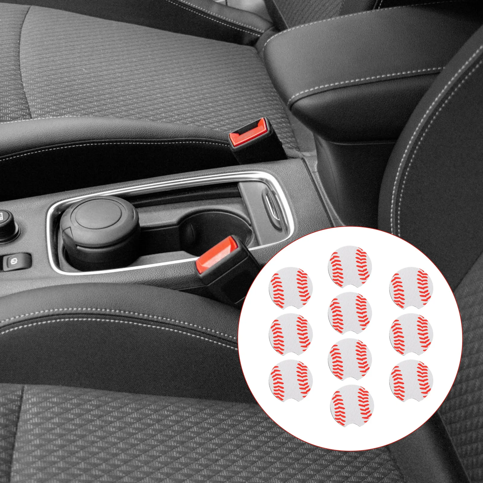 

10 шт., водонепроницаемые подставки под стаканы