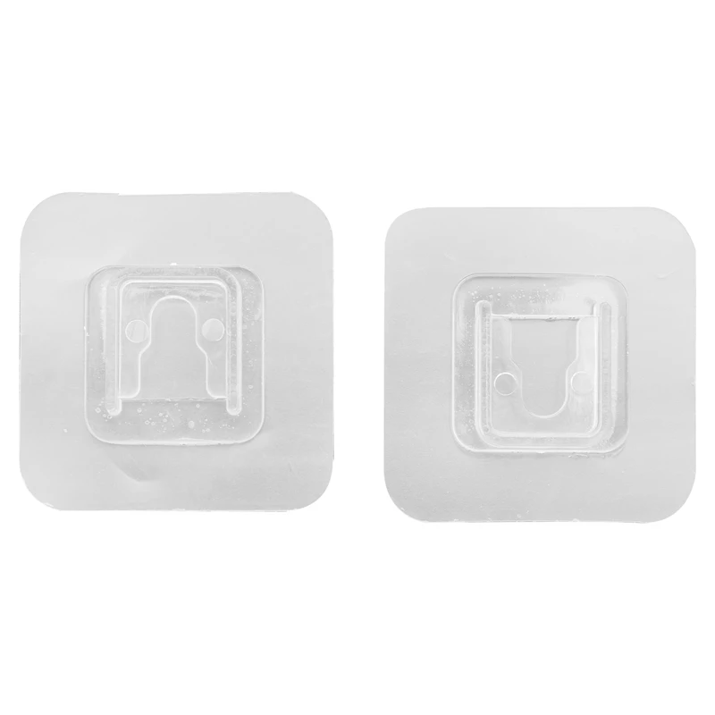 

Многофункциональные крючки, 50 пар, двусторонние клейкие настенные крючки, водонепроницаемая настенная вешалка, прозрачная присоска