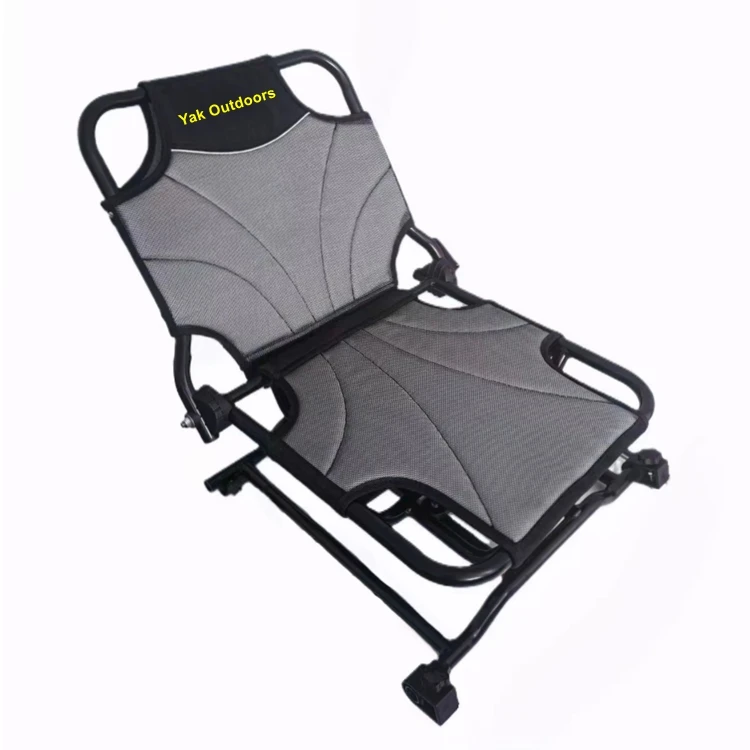 Фото Рыболовное сиденье для каяка Yak Outdoors 2026 из алюминиевого сплава, 5-ступенчатая регулировка, поворот на 360 градусов, складная конструкция, легкий вес, для 1 человека. №1