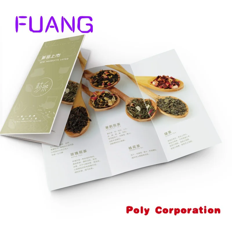 High Quality Coated Paper Promotion Menu/Flyer Menu