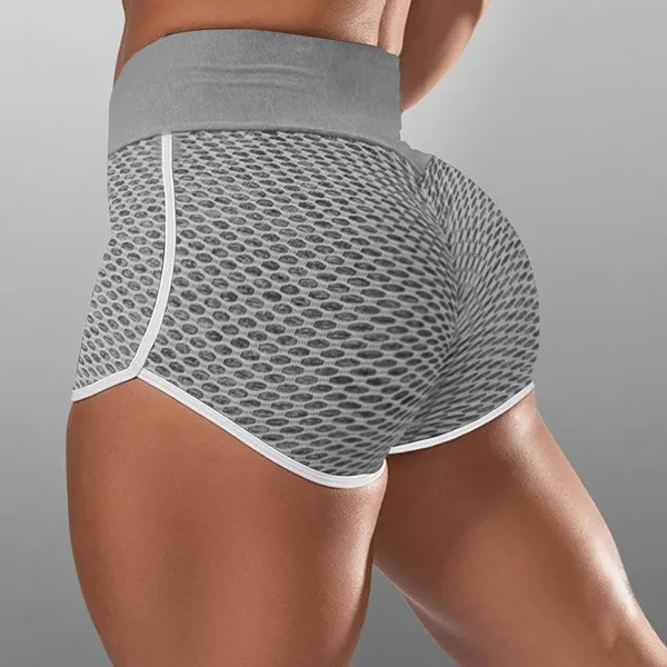 

Женские жаккардовые шорты для бега с завышенной талией, обтягивающие короткие брюки-карандаш в европейском и американском стиле, лето 2023