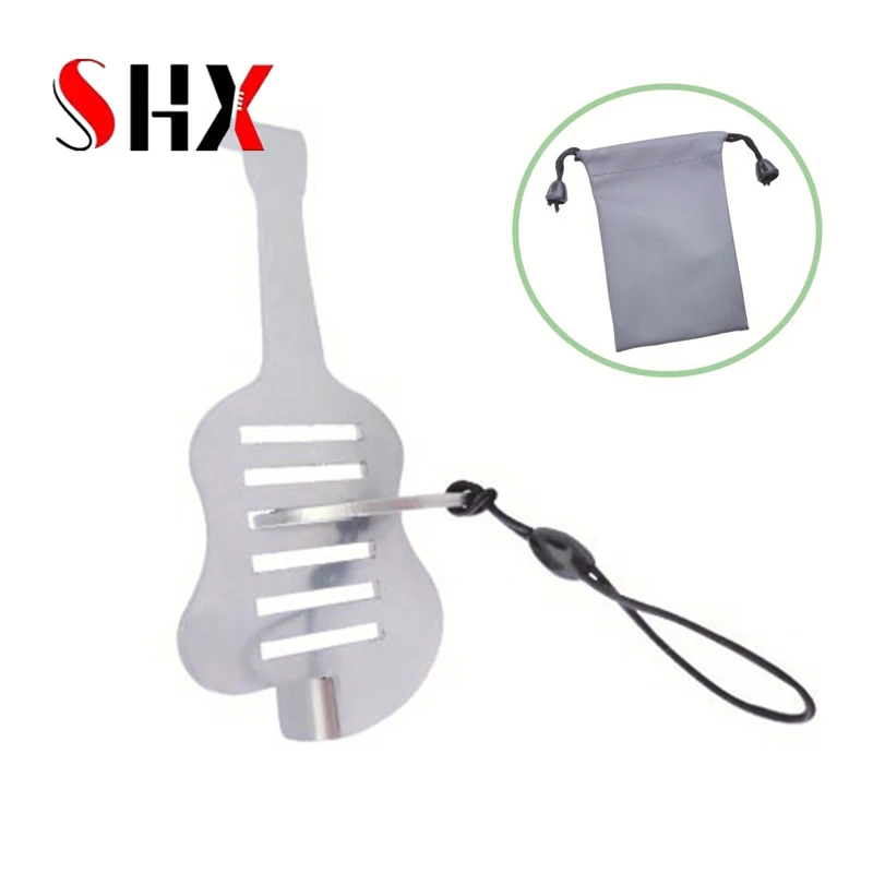 

Внешний вид гитары, дверной ограничитель, Новый портативный стоп-держатель из нержавеющей стали, свободное противоугонное устройство, ограничитель