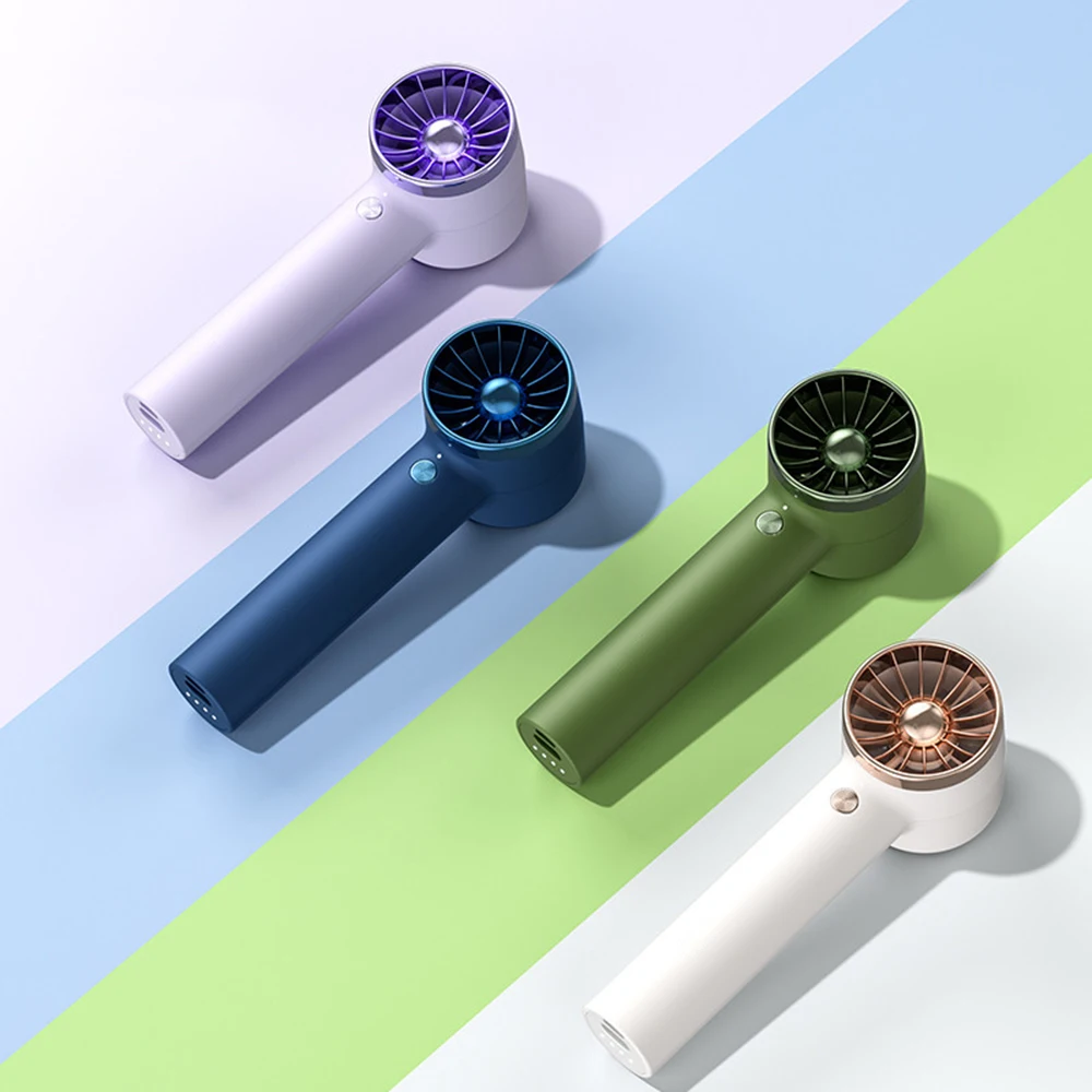 

USB Fan Personal Handheld Fan Small Desk Portable Air Cooling Fan Mini Fan Handy Fan USB Rechargeable Cooler Fan For Travel