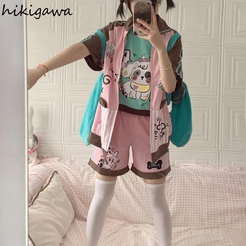 Комплект из двух предметов для женщин модный топ на молнии с воротником-стойкой и