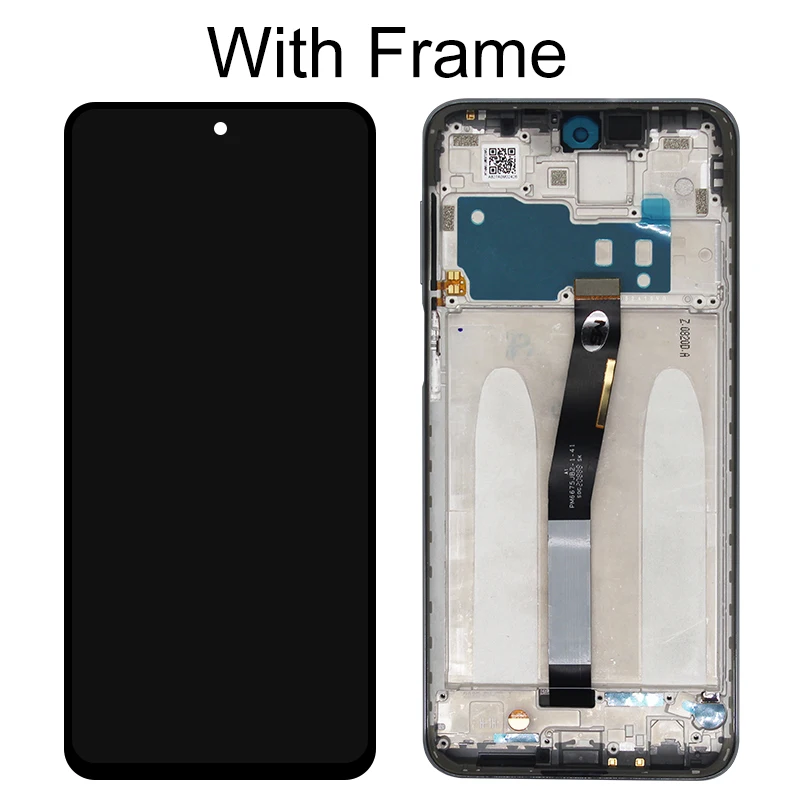 6 67-дюймовый Емкостный Сенсорный Экран Для Xiaomi Redmi Note 9 Pro M2003J6A1G Оригинальный
