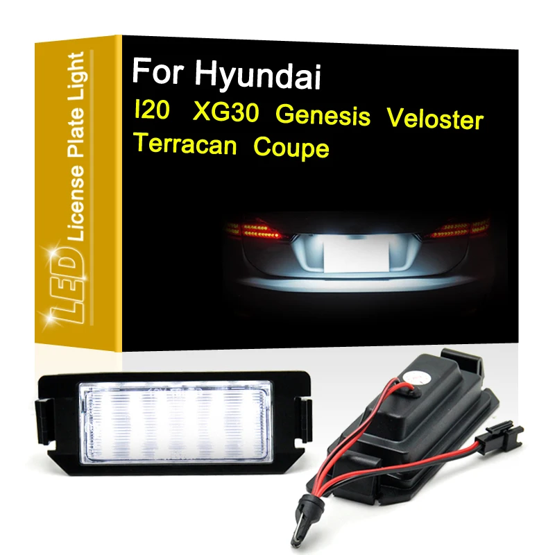 

Ламсветильник для номерного знака Hyundai Genesis Coupe I20 Veloster FS XG30, 12 в