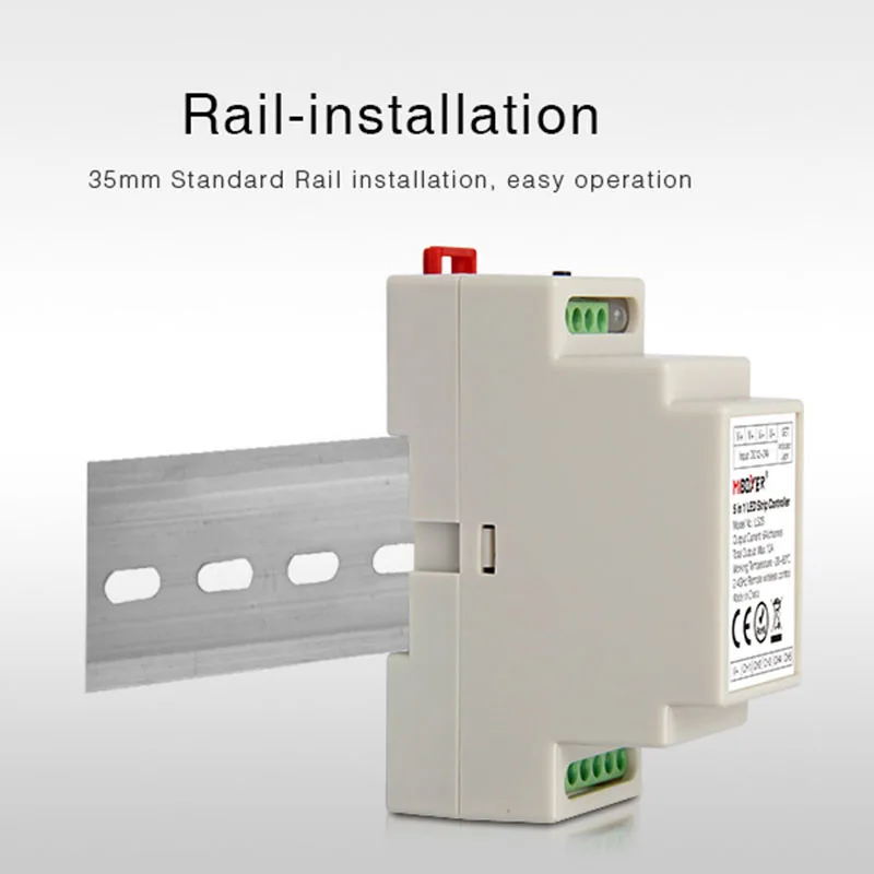 Miboxer LS2S 12 в-24 в Max10A DIN Rail 5 1 светодиодный контроль ler управление с помощью 2 4G пульта