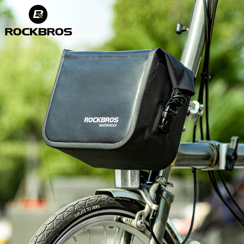 ROCKBROS Bicycle Bag Bike Frame Bag Front Tube Pocket Shoulder Pack bmx Waterproof Handlebar Bag Bike Accessories