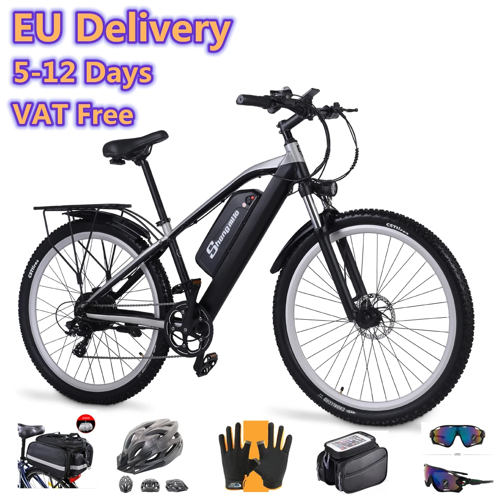 

Electric Bicycle Sheng Milo 500W EBike men's Mountain Bike 29 inch Adult Electric Bike Off-road Bike 48V17Ah Ebike