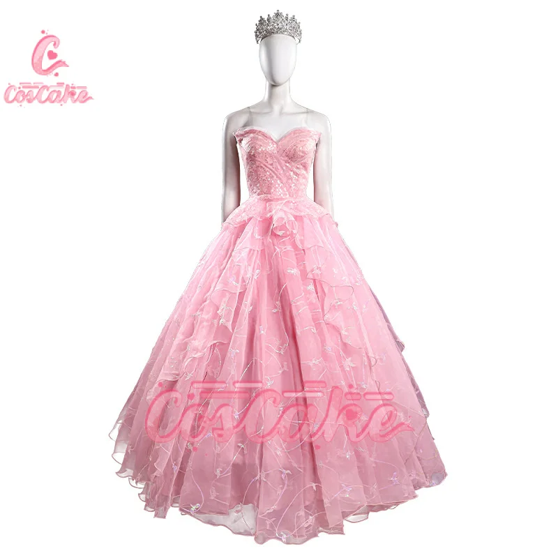 Костюм для косплея Coscake Wicked Glynda розовое женское платье аксессуары красивый наряд