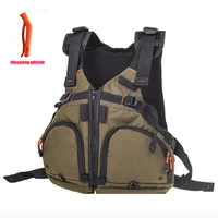 new professional fly fishing kayak life jacket multifunctional outdoor sports vest portable adjustable breathable fishing jacket
