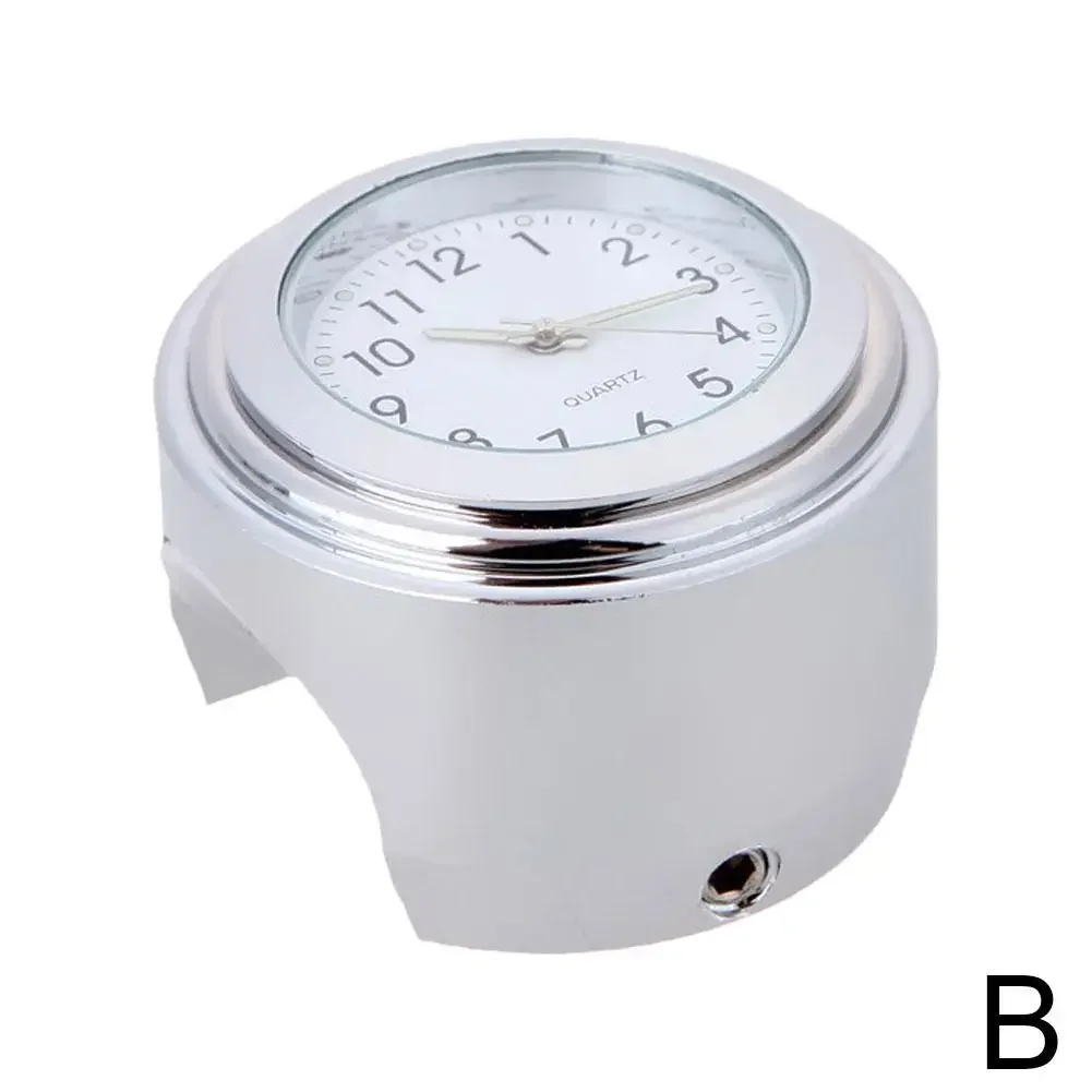 

Универсальные водонепроницаемые часы с креплением на руль мотоцикла или велосипеда 7/8 для Harley Black Silver K9K4