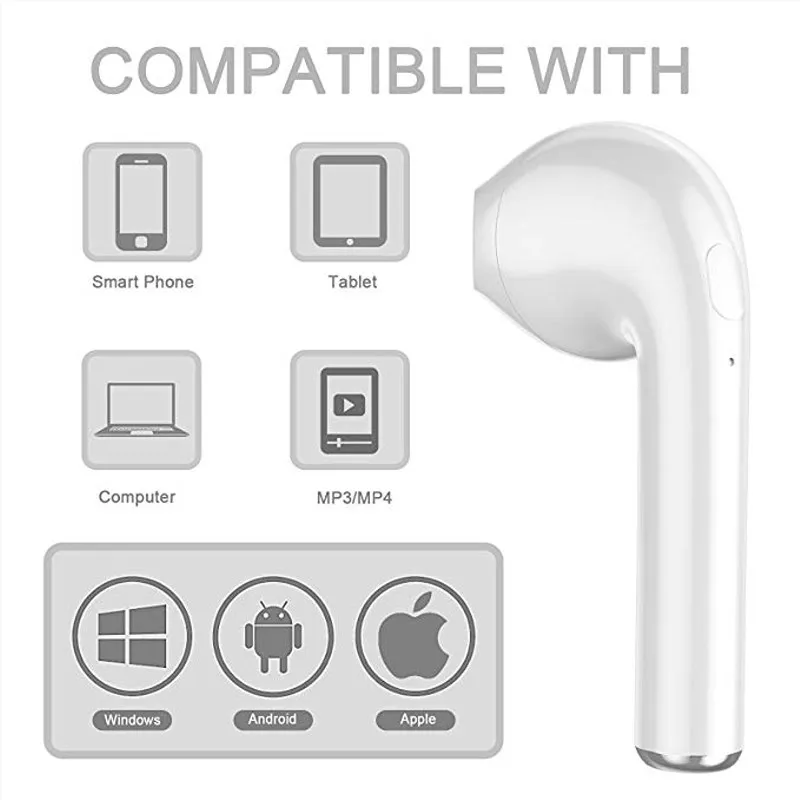 

Multifunction Wireless Headphone Bluetooth Earphone Earbud Handsfree One To Two Connection With Mic Headphone For All Smartphone