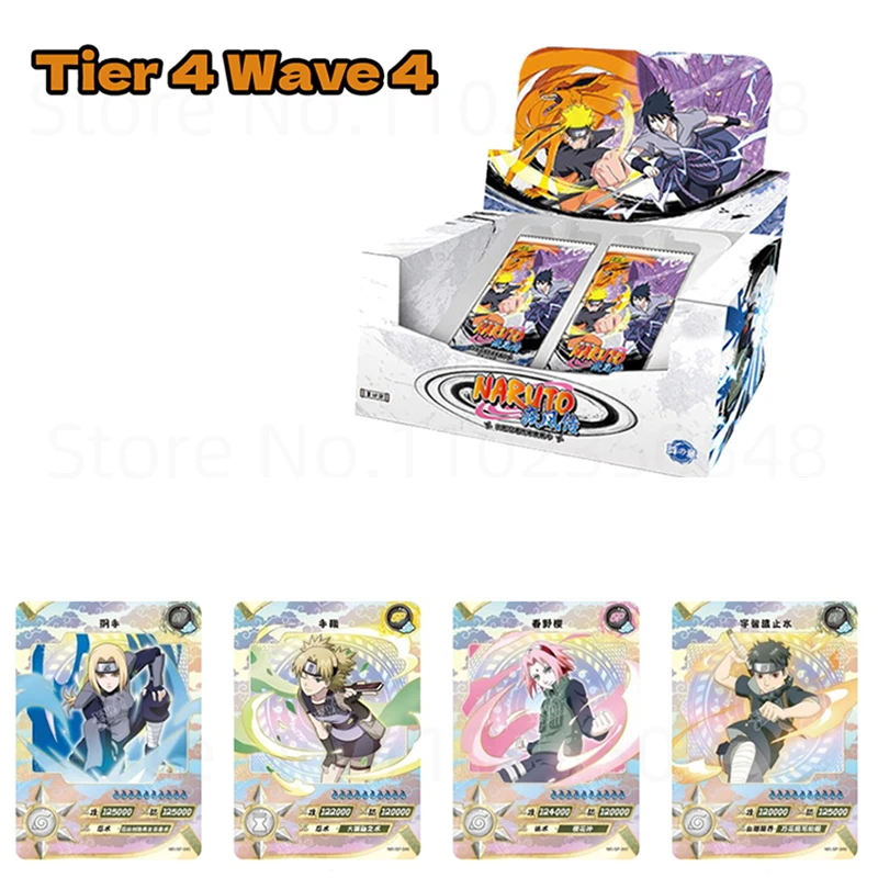 

Kayou Naruto Card Tire 4 Wave 4 Array Chapter Bp SP Rare Card Anime Character Collection Card Children Toy Gift For Christmas