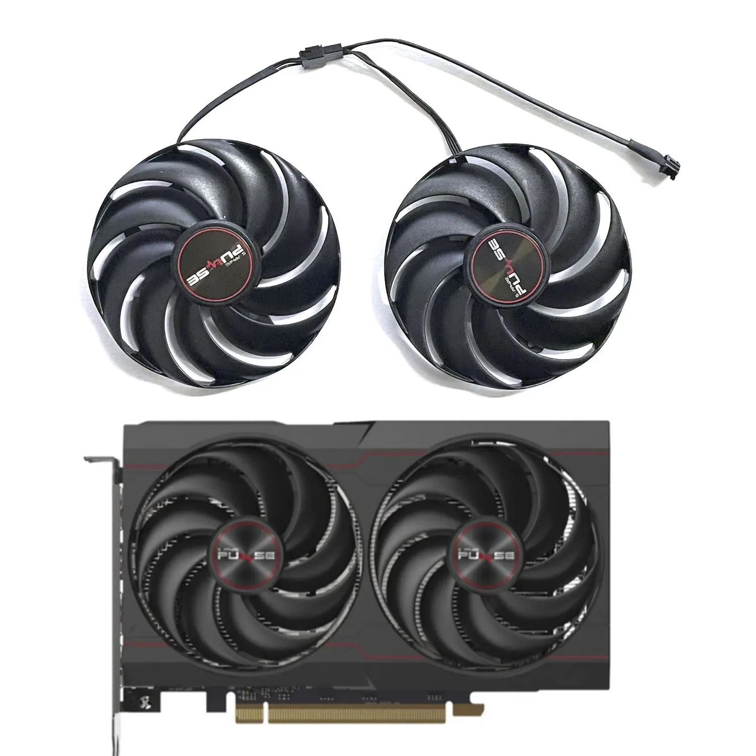 Новый 4-контактный вентилятор GPU для Sapphire Radeon RX 6600 6600XT 8G D6 Platinum