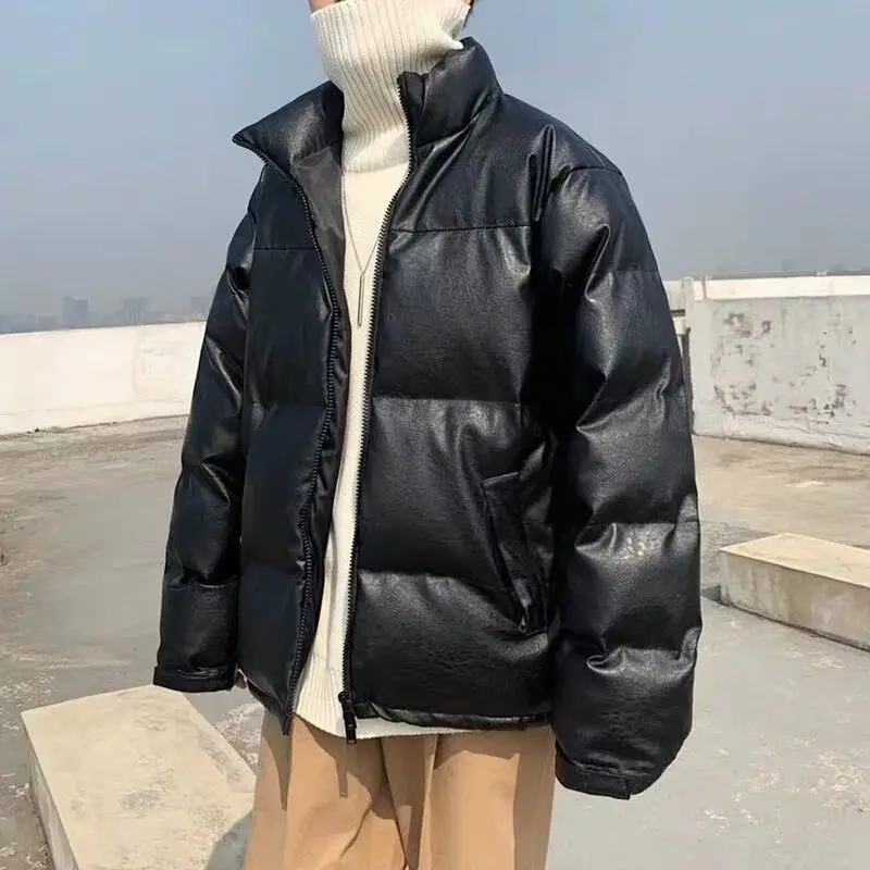 Plus Velvet Thick Thick Section Autumn and Winter New Fashion Trend Korean Version Casual Wild Loose Simple Fashion Down Jacket