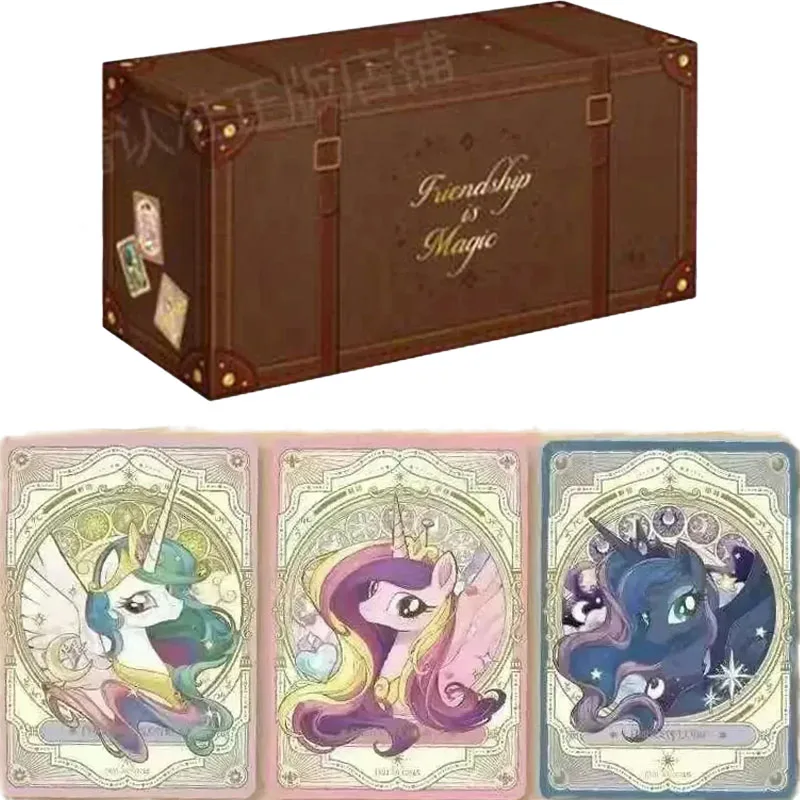 Фото Оригинальные коллекционные карточки KAYOU My Little Pony: Набор «Дружба навсегда», Звездный набор, Великолепные позолоченные карточки с принцессами, Коллекционные карточки-игрушки, Подарки №1