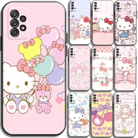 hello kitty cute cat phone cases for xiaomi redmi k40 gaming k40 pro k30 pro k40 pro plus redmi k20 k30 soft tpu coque