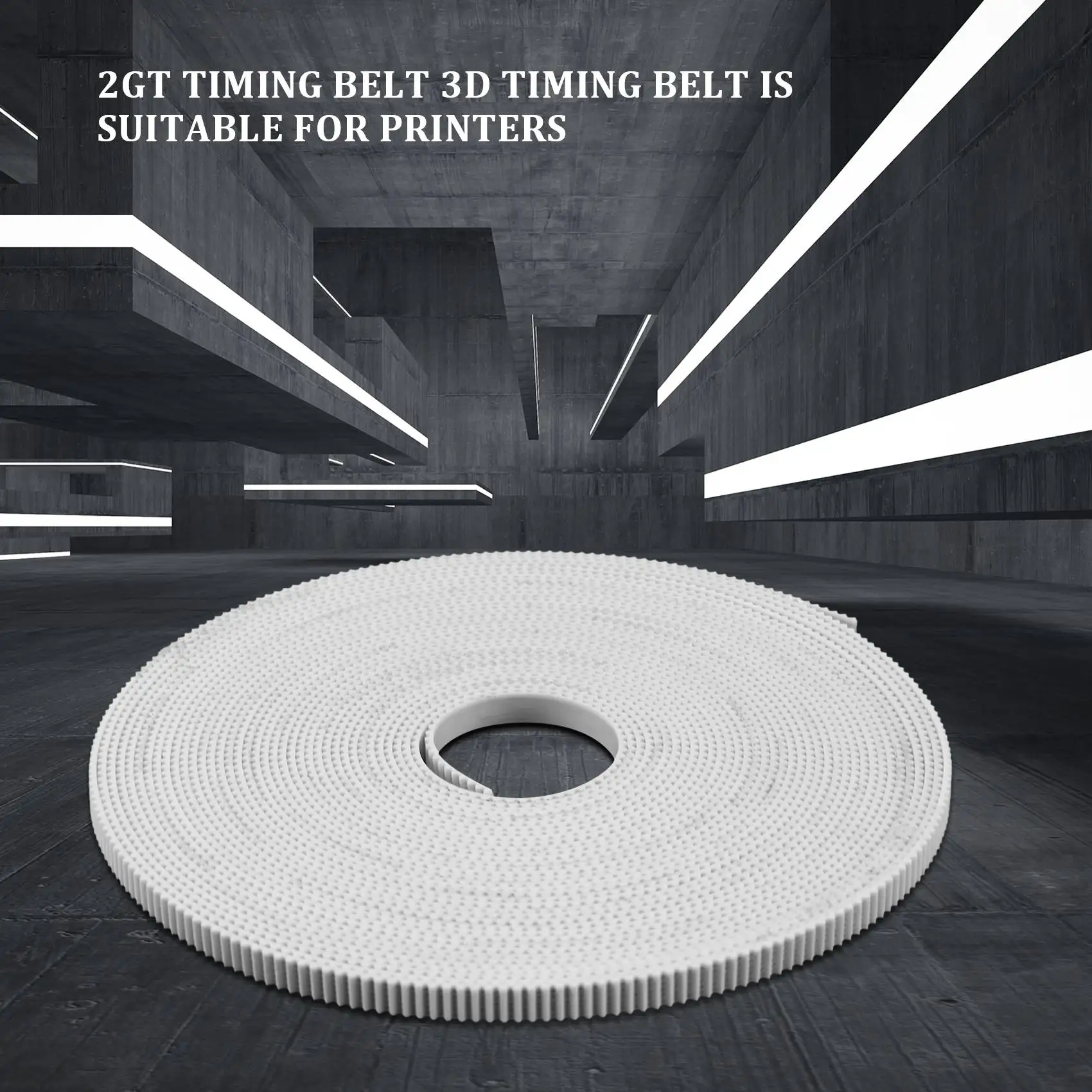 

Pu With Steel Core Gt2 Belt 2Gt Timing Belt Width 6Mm 10M For 3D Printer Parts Anti-Wear Reinforce Open Belt