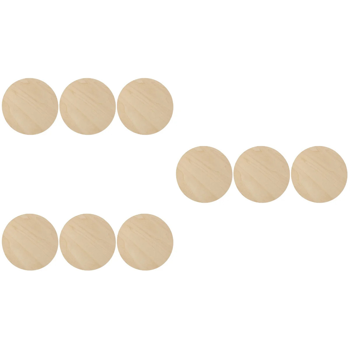 

Wood Wooden Slices Circles Unfinished Roundblank Diy Chips Coasters Drawing Discs Painting Hanger Door Slice Crafts Circle
