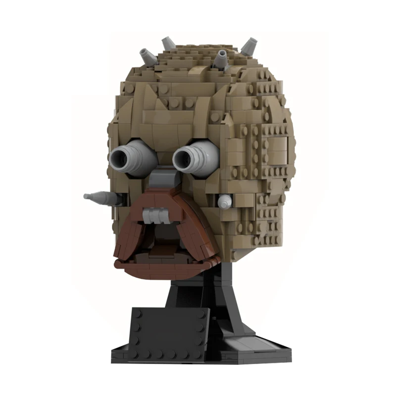 

BZB MOC Desert Raider, ужасная маска, шлем, серия, коллекция, детский творческий Пазл «сделай сам», сборка, строительные блоки, детские игрушки, подаро...