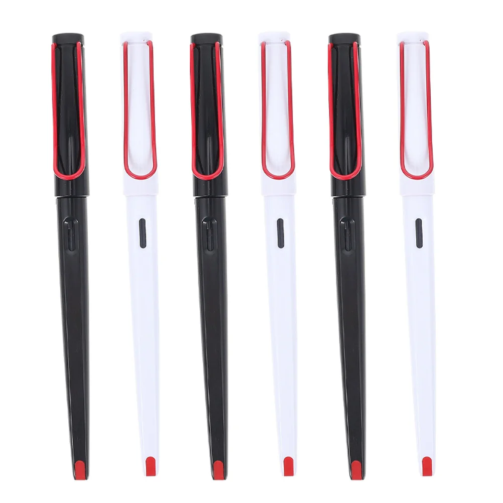 

6Pcs Fountain Pens for Students Smooth Writing Fountain Pens Ink Absorber Students Pens
