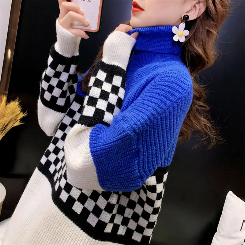 

Женский пуловер свободного покроя, пуловер с круглым вырезом, в Корейском стиле, Осень-зима 2022