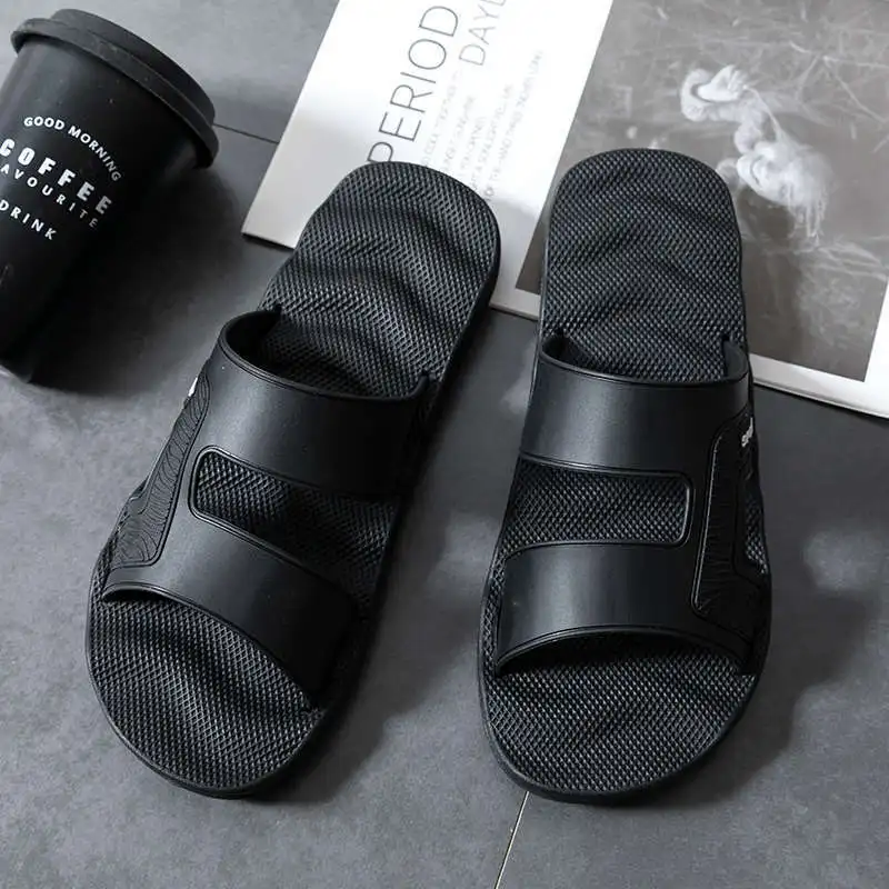 

High-Soled Luxury Slippers With Rubber Sole Thong Sandals Not Casual Leather Brand Man Shoes Footwear Autumn Sneakers Tennis