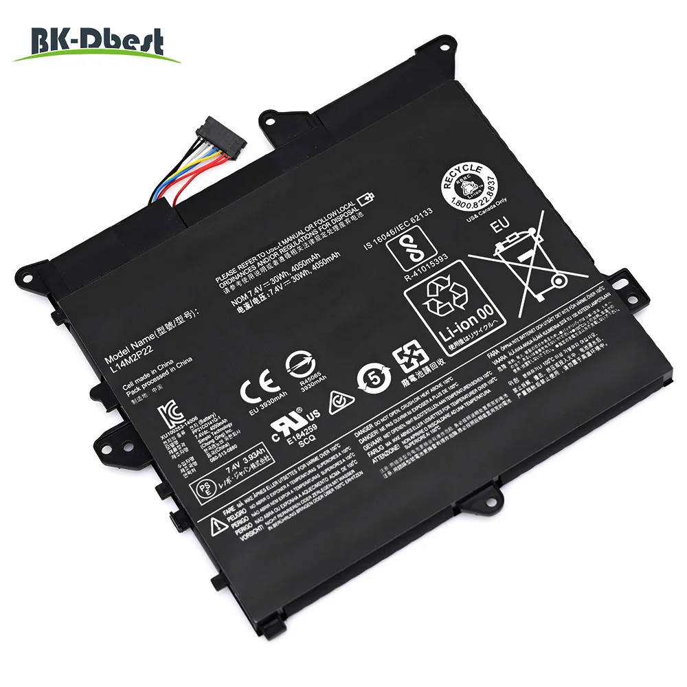 BK-Dbest L14M2P23 L15M2PB6 Аккумулятор для Lenovo IdeaPad 100-14IBY 500S-13ISK 510S-13IKB Женская лампа 14s2p22 L14M2P24