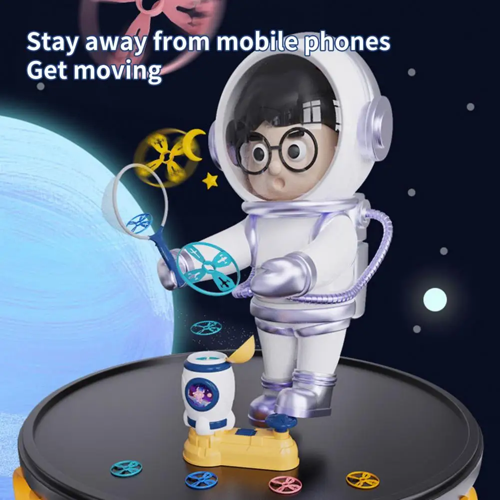 

1 Set Children Air Rocket Foot Step Catapult Flying Saucer Toy Kids Foot Launcher Toy Smooth Edges Hand-eye Coordination