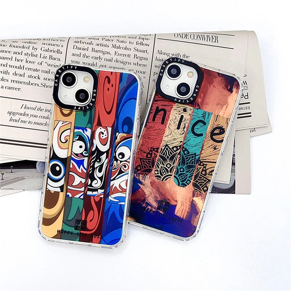 

China-Chic Splice Lion Dance Case is suitable for iPhone 14 Apple 12pro11/13/XsMax/XR fashion personalized phone case