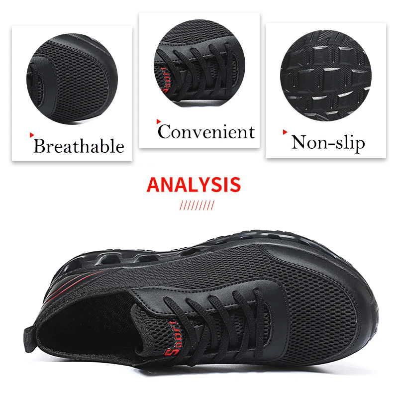 Brand New Men's Plus Size Comfortable Running Shoes Casual Sporty Lightweight Fashion Sneakers Breathable Sport Gym Tennis Shoes