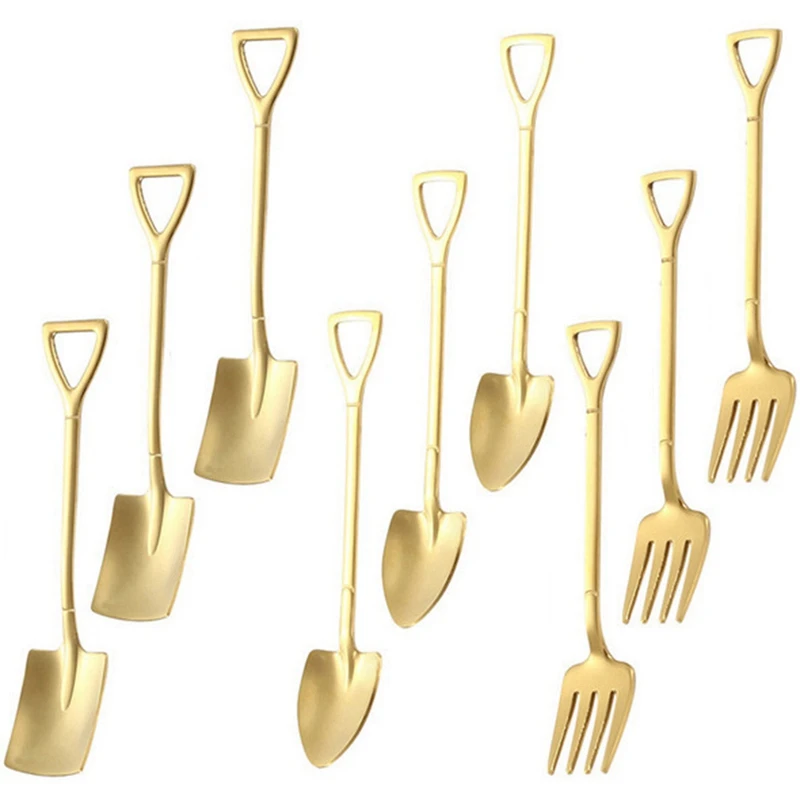 

9 шт., ложка-лопата из нержавеющей стали