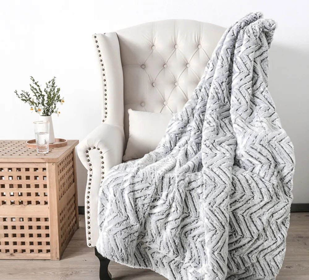 

Утолщенное Двухслойное одеяло, плюшевое пушистое домашнее постельное белье из искусственного меха, одеяло, теплое одеяло для кровати, дивана