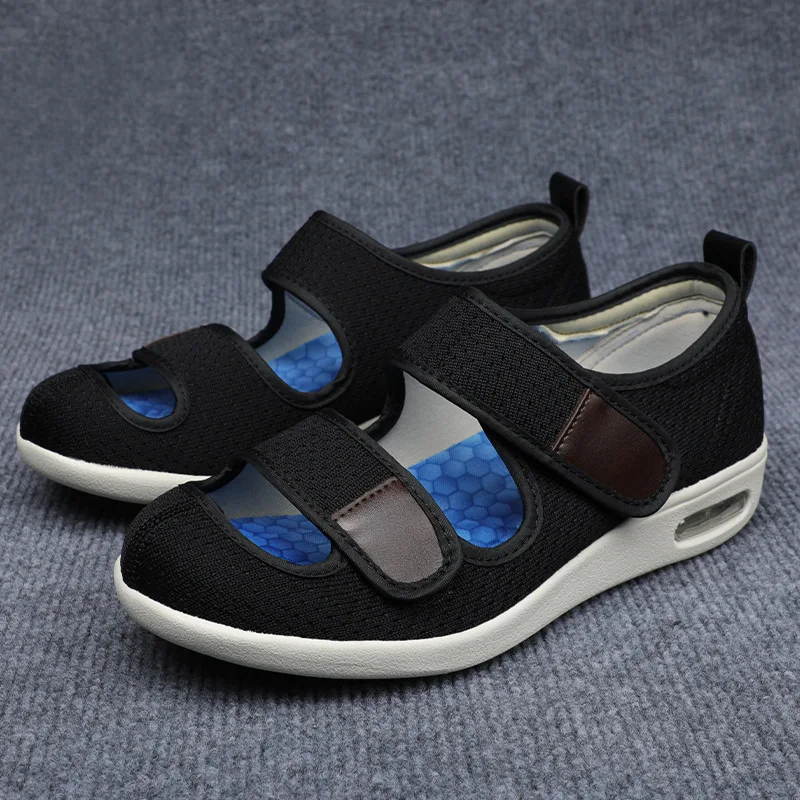 Casual Sandals Orthopedics Wide Feet Swollen Shoes Thumb Eversion Adjusting Soft Comfortable Diabetic Shoes Mom and Dad  Shoes images - 6