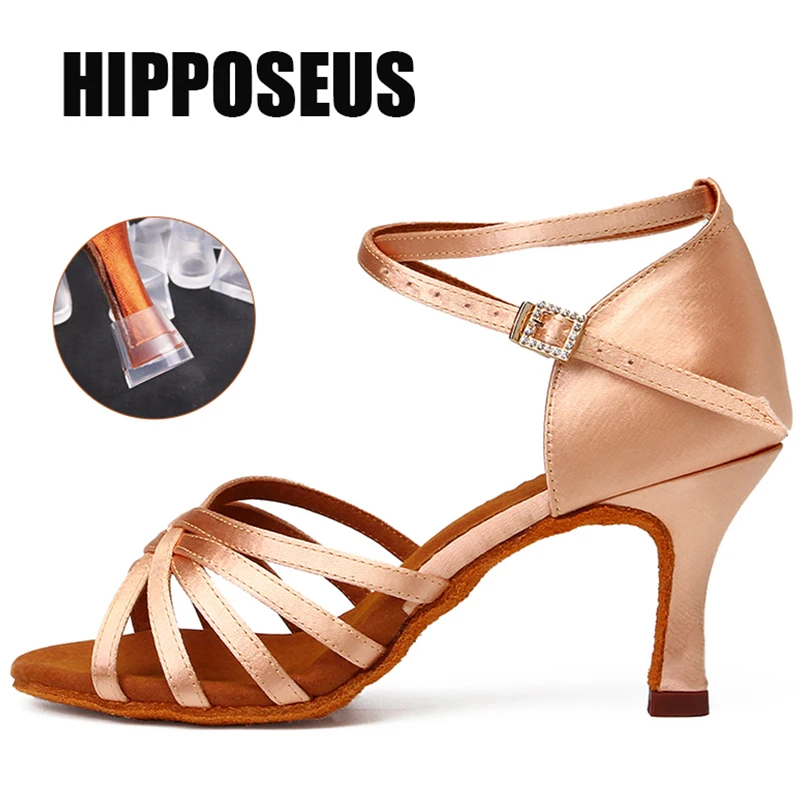 

Туфли для бальных танцев для женщин/девушек/женщин, профессиональные туфли для танго и сальсы на высоком каблуке 7,5/8,5 см