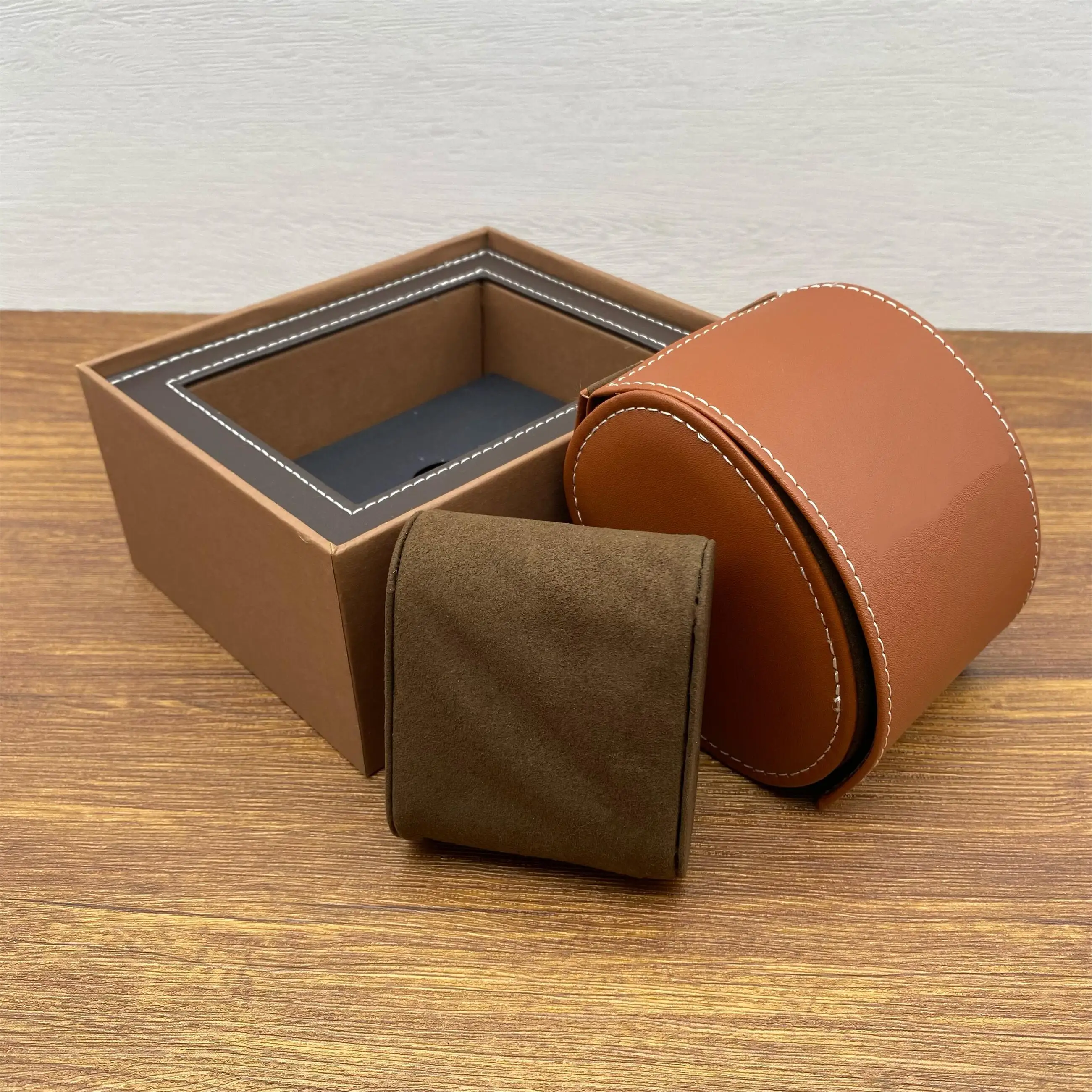 Factory Supplier Brown with Original Wooden Btling Watch Box Luxury Brand with Papers Card Can Customization AAA Watche