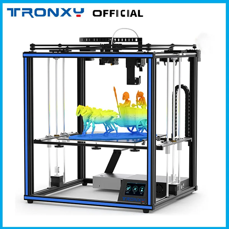 

3D-принтер tronxy Pro, высокая точность, Модернизированный, DIY FDM, набор для 3D-принтера, сенсорный экран, размер печати 330*330*400 мм, Impressora 3D