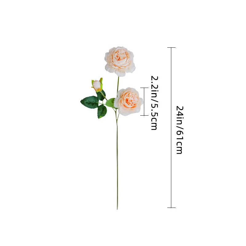 Искусственные цветы 3 головки пиона шелковые розы искусственные для свадьбы