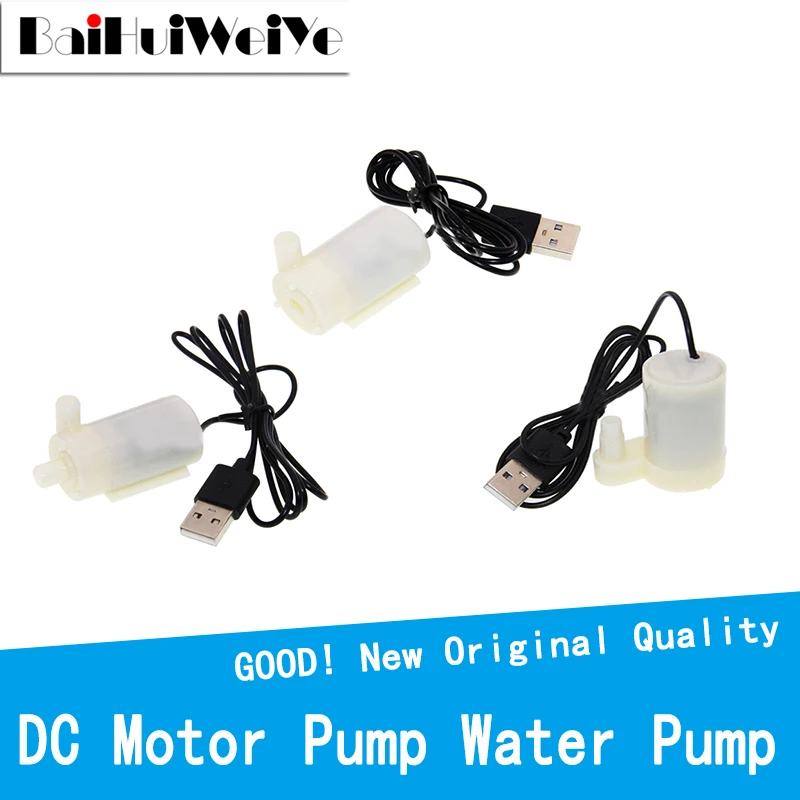 

USB 5V Low Voltage Small Water Pump Micro Mini Submersible Pump Ultra Quiet Usb Hydroponic Vegetable Planting Craft Fountain