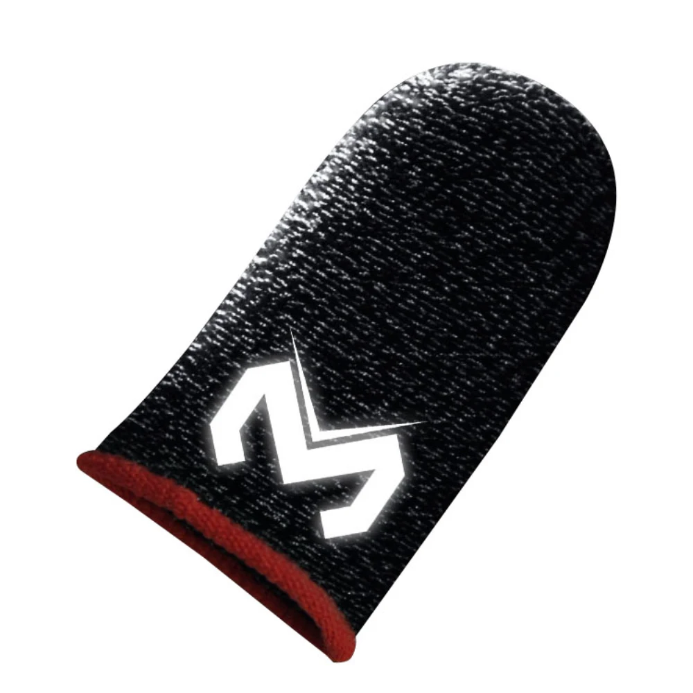 

Silver Fiber Finger Gloves Sensitive 2pcs Hand Cover Non-slip For Mobile Games Sweat-proof Touch Screen Gloves For Pubg